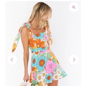 Show Me Your Mumu Claire Mini Dress Floral
